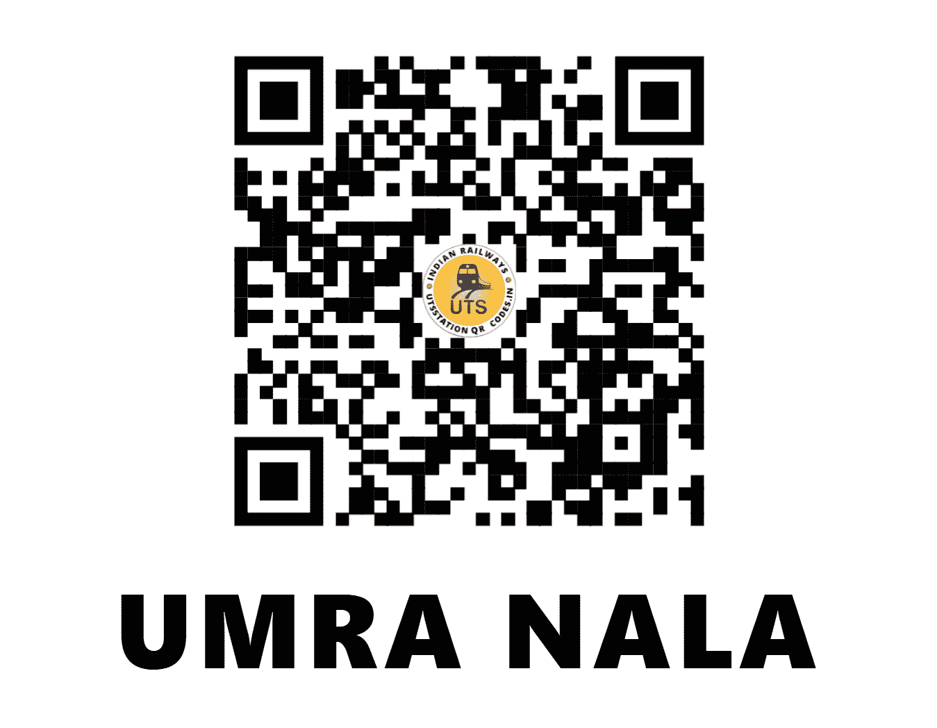 UTS QR Code for UMRA NALA - ULA (SB - MADHYA PRADESH)
